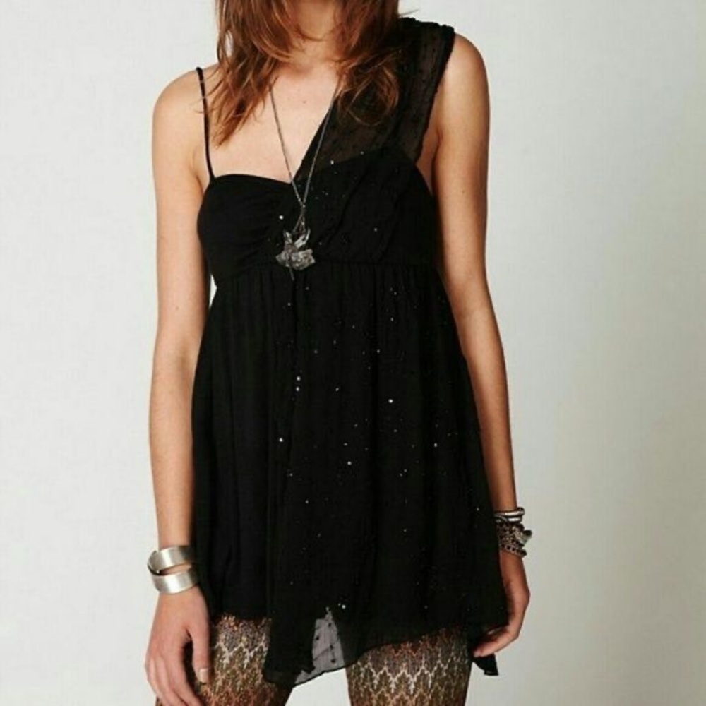 Free people Fairuza Beaded tank